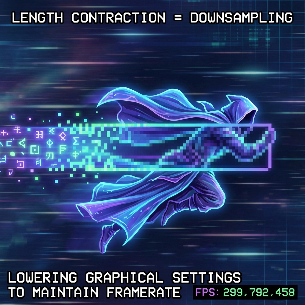 Length Contraction: Dynamic Downsampling