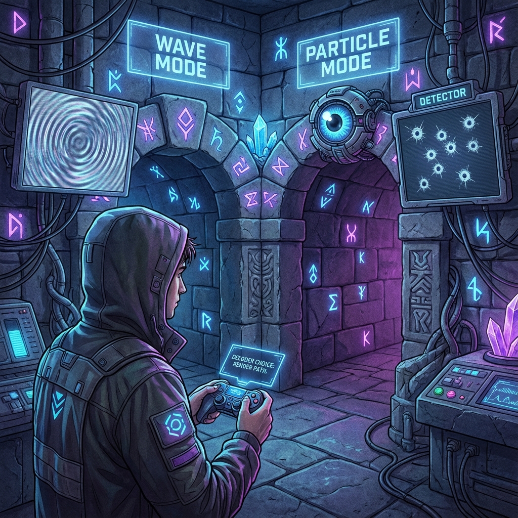 Double-Slit Experiment: Decoder Selection