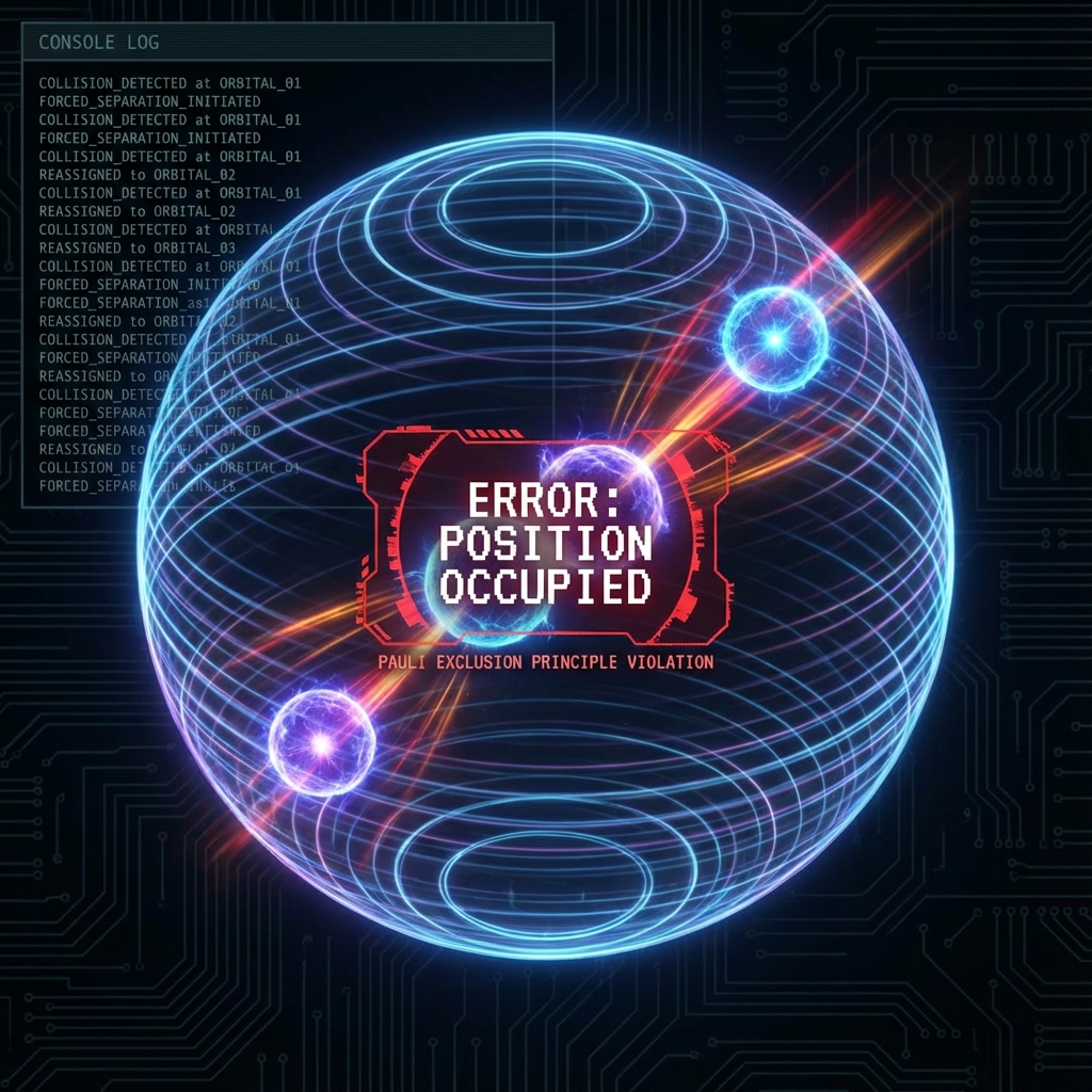 Pauli Exclusion: Anti-Collision Error