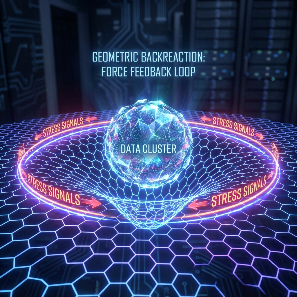 Geometric Backreaction Feedback