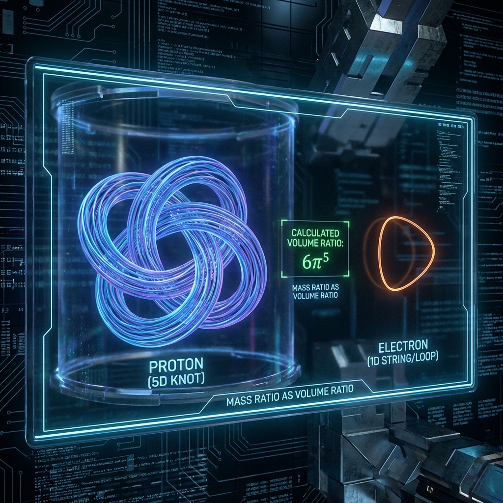 Proton Electron Volume Ratio