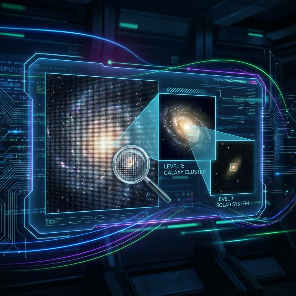 Holographic Pixel Universe